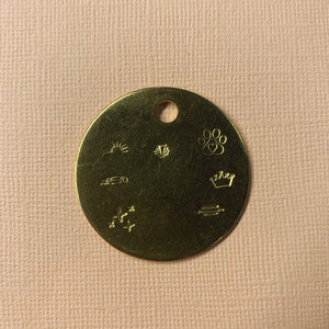 Brass Dog Tag